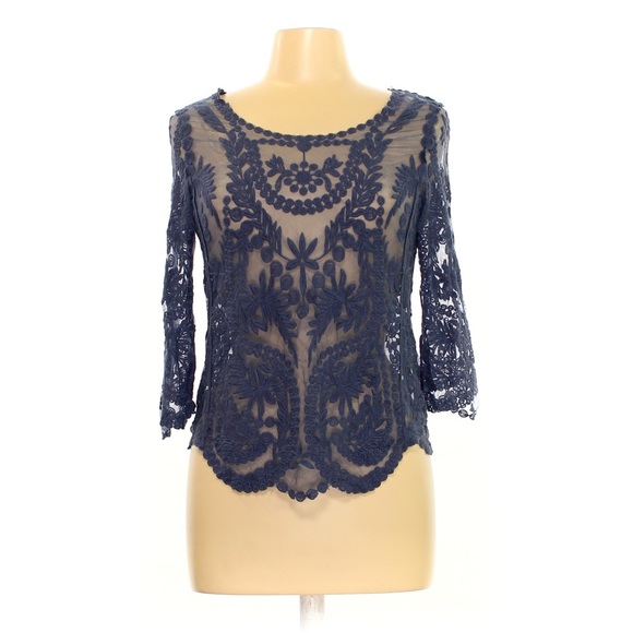 Mascara Lace Blouse - Picture 1 of 2